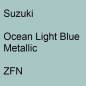 Preview: Suzuki, Ocean Light Blue Metallic, ZFN.